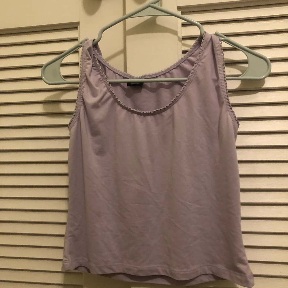 Light purple soft tank top